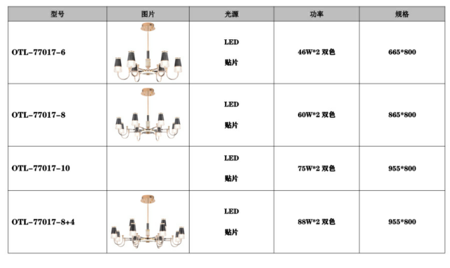 简约餐厅灯